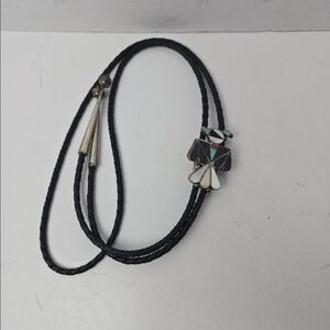 Zuni Thunderbird bolo tie